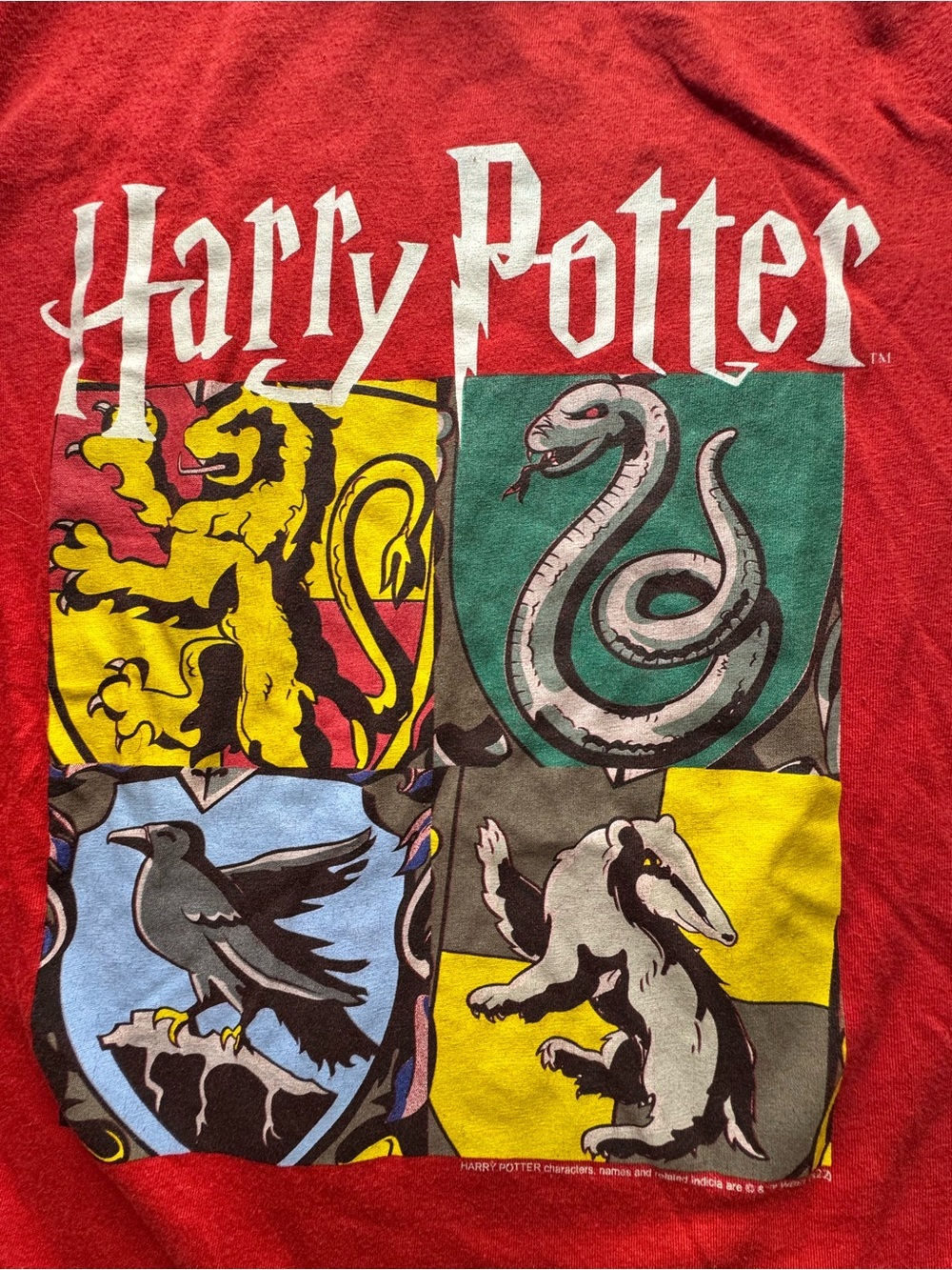 Harry Potter Warner Bros. Red Kids Graphic Tee Size Medium - Picture 3 of 5
